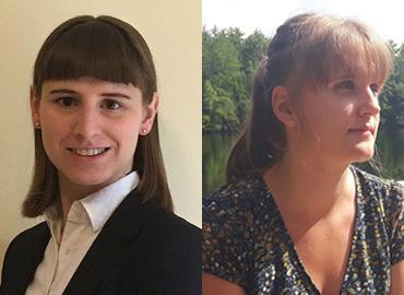 Mary Maschio&amp;#039;s headshot on the left, Eva Plesnik&amp;#039;s photo on the right