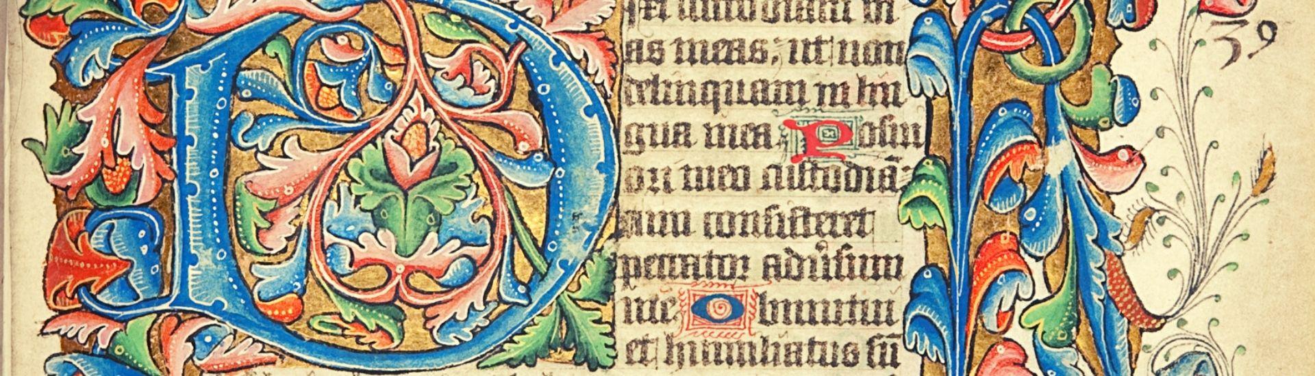 Illuminated Page from St Andrew's Psalter