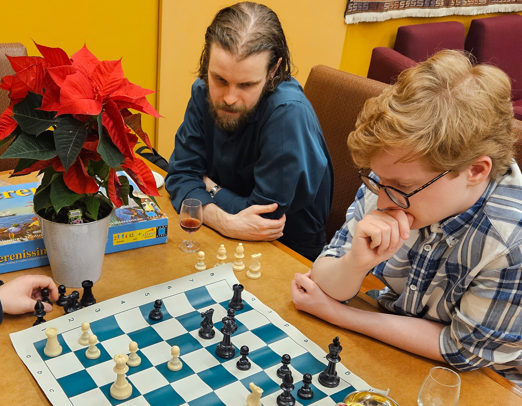 holiday party chess