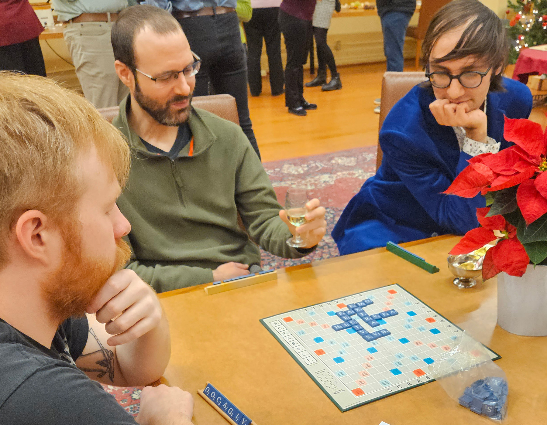 holiday party scrabble